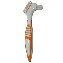 Новая зубная многофункциональная Чистящая Щетка для протезов щетка для чистки ложных зубов инструмент для ухода за полостью рта