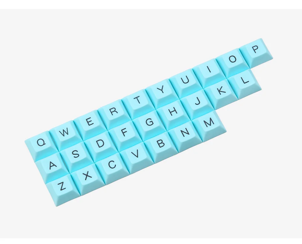 Kbdfans Новое поступление dsa keycap топ печатные брелки 26 клавиш механическая клавиатура