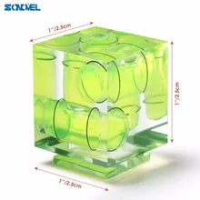 Universal 3-Axis Hot Shoe Fixed Bubble Spirit Level