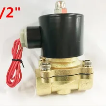 1/" AC 220 V Электрический электромагнитный клапан пневматический клапан для воды масло воздуха Газ x1 1 Пневматика корпус сплава