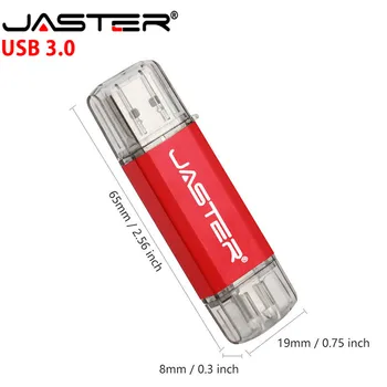 

JASTER OTG usb Flash Drives USB 3.0 & Type-C & Micro USB 128GB 64GB 32GB 16GB 8GB 4GB Pendrives Dual Pen Drive free shipping