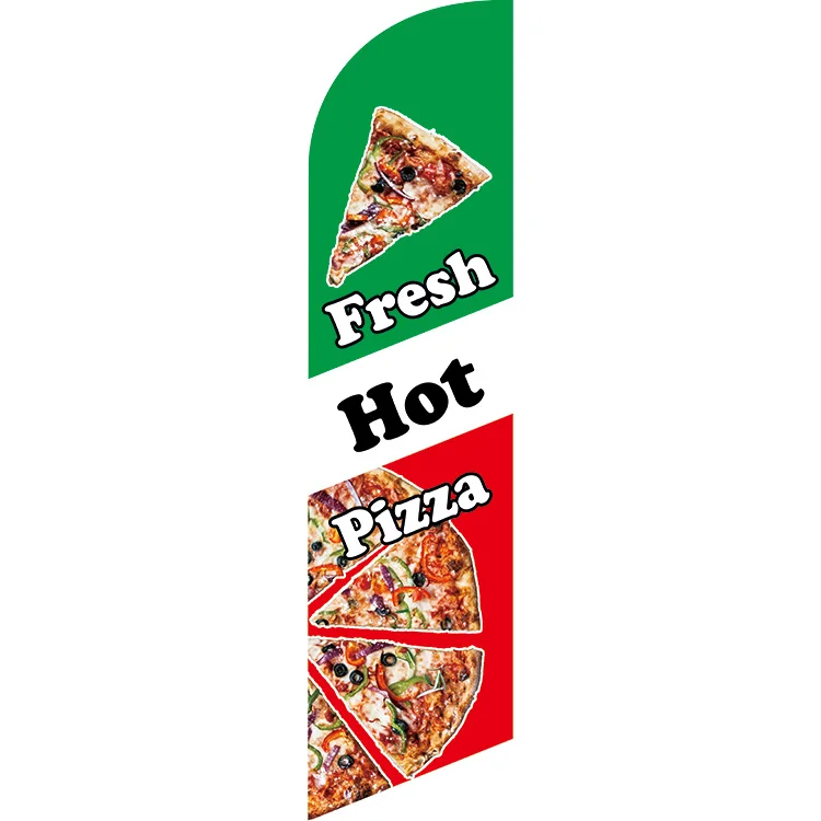 FRESH HOT PIZZA Flag 3x5 Polyester