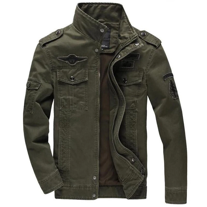 military denim jacket