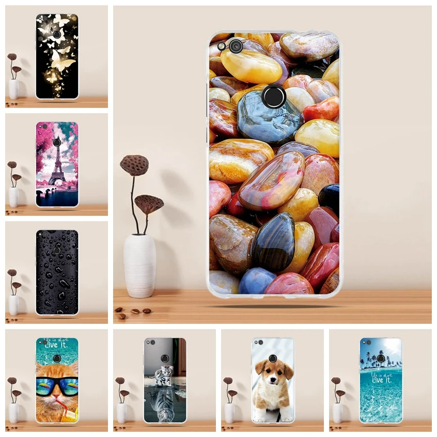 

For Huawei P8 Lite 2017 Case Cover For Huawei P9 Lite 2017 Case TPU Silicone Cover For Huawei Honor 8 Lite /Nova Lite/ GR3 2017