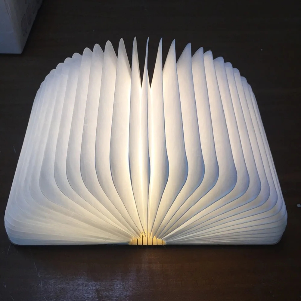 

LED Book Lamp Flip Folding Book Light Red/White/Warm/Blue 6 Hours Lighting Time USB Rechargeable 360 Degree Fold Table Lamps