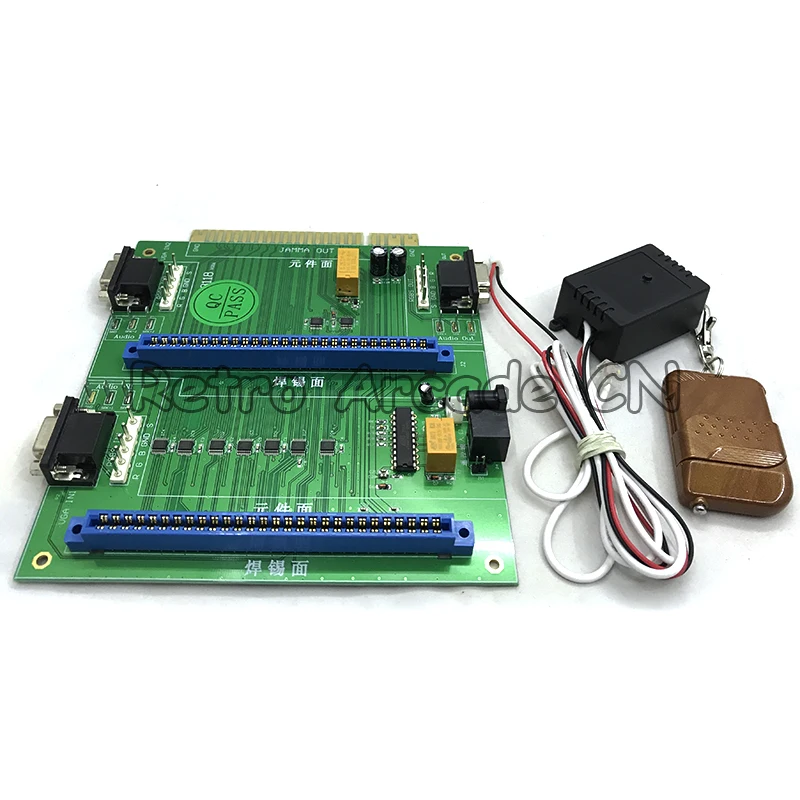 Горячая Новая аркадная игра MAME 2 в 1 мульти JAMMA Switcher PCB borad с пультом дистанционного