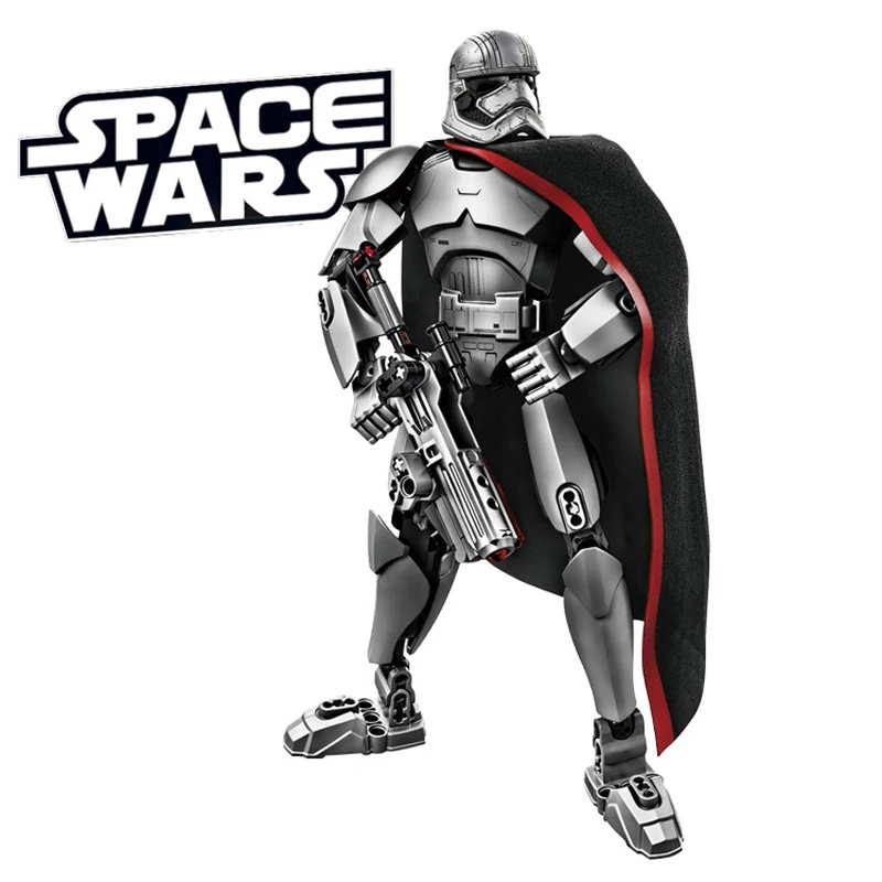 Buildable Figure Building Block Stormtrooper Darth Vader Kylo Ren Chewbacca Boba Jango Fett экшн игрушка для детей|toys for|ksz