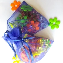 25x35 см 100 шт/партия рождественские сумки из Органзы Королевский синий мешок на шнурке сумка для пищевых продуктов/Ювелирные изделия/Конфеты Подарочная сумка маленькие упаковочные мешочки