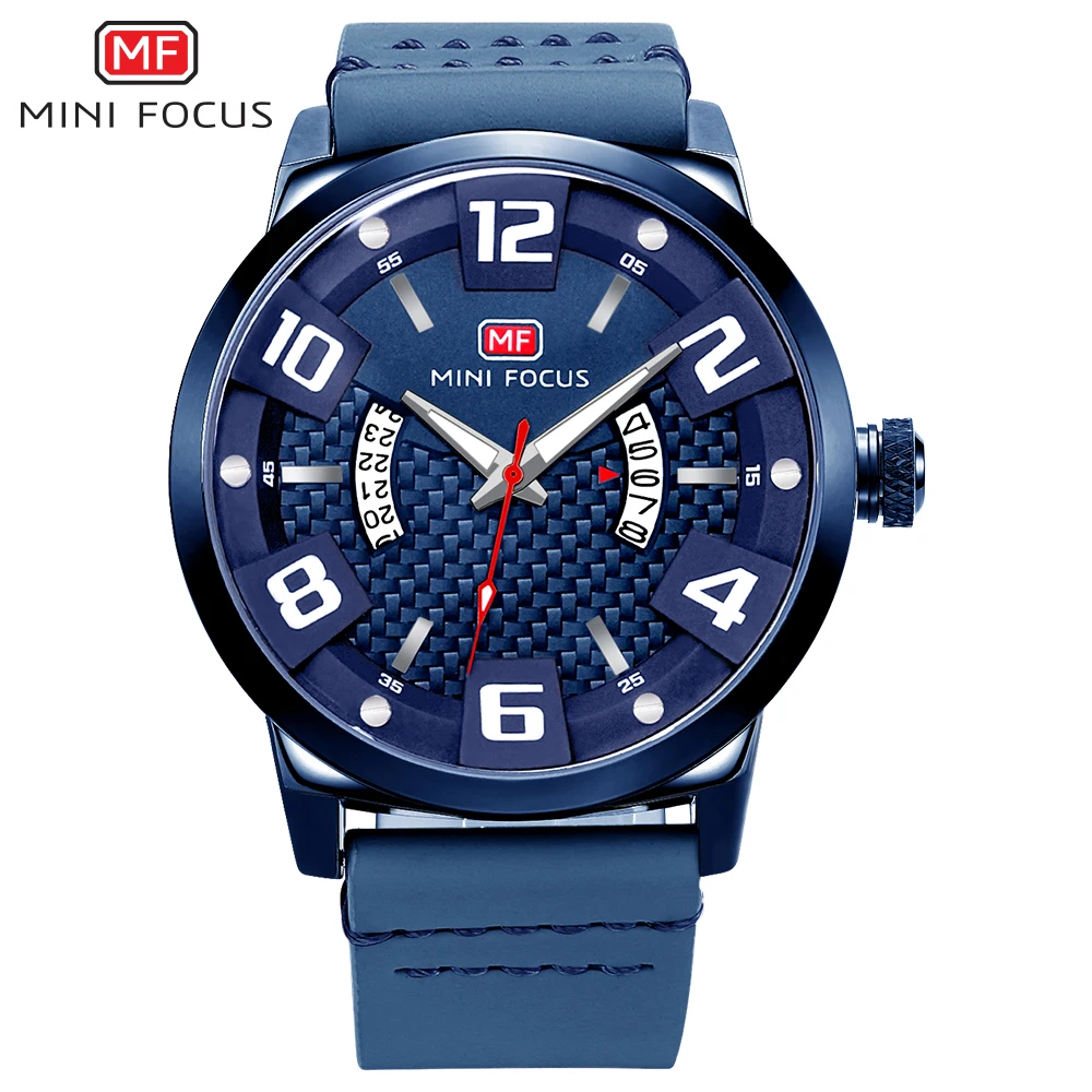 

MINIFOCUS Big Dial Mens Watches Top Brand Luxury Luminous Sport Watch Men Calendar Waterproof Men's Quartz Watch Casual Clock