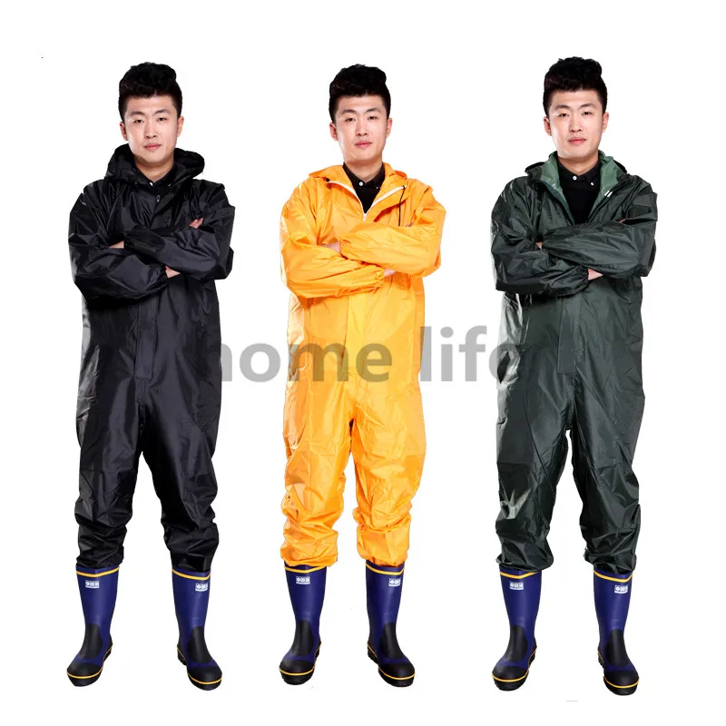 Motorcycle Raincoat Waterproof Oil Proof Dust Proof Conjoined Raincoat Overalls Fission Rain Suit