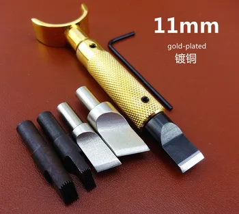 

Leathe Craft Adjustable Swivel Carving Knife Cutter Replace Blade Tool Set Stamping Knife Cutter Punch Chisel Edger Creaser Awl