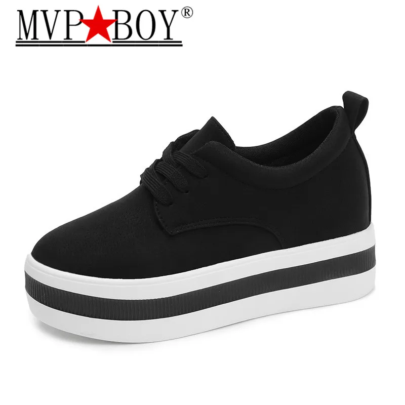 

MVP BOY 2018 Suede leather brand sneakers shoes women comfortable fashion spring leisure woman shoes flats Gray Pink Green Black