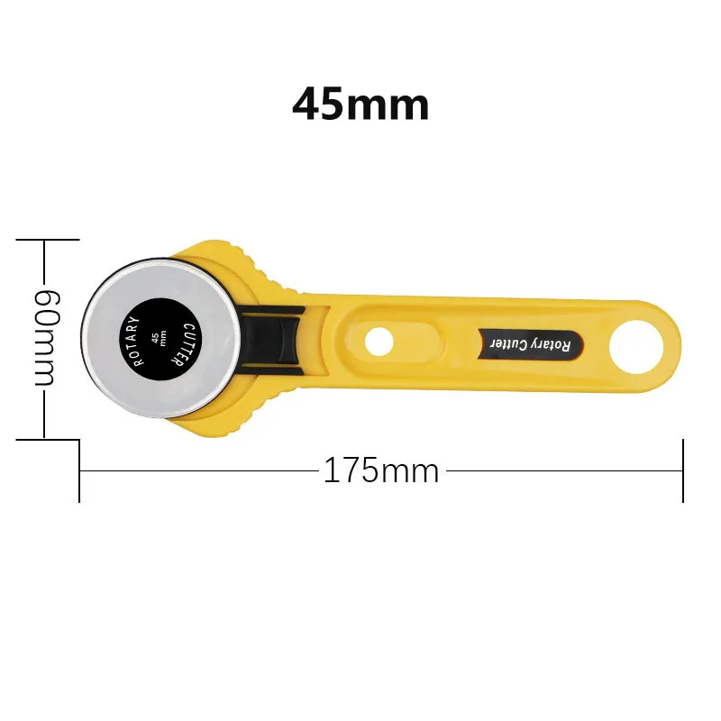 45 мм/28 мм роторный резак набор лезвий ткань круговая стежка резки лоскутное кожевенное ремесло швейный инструмент квилтер кожаный резак - Цвет: 45mm