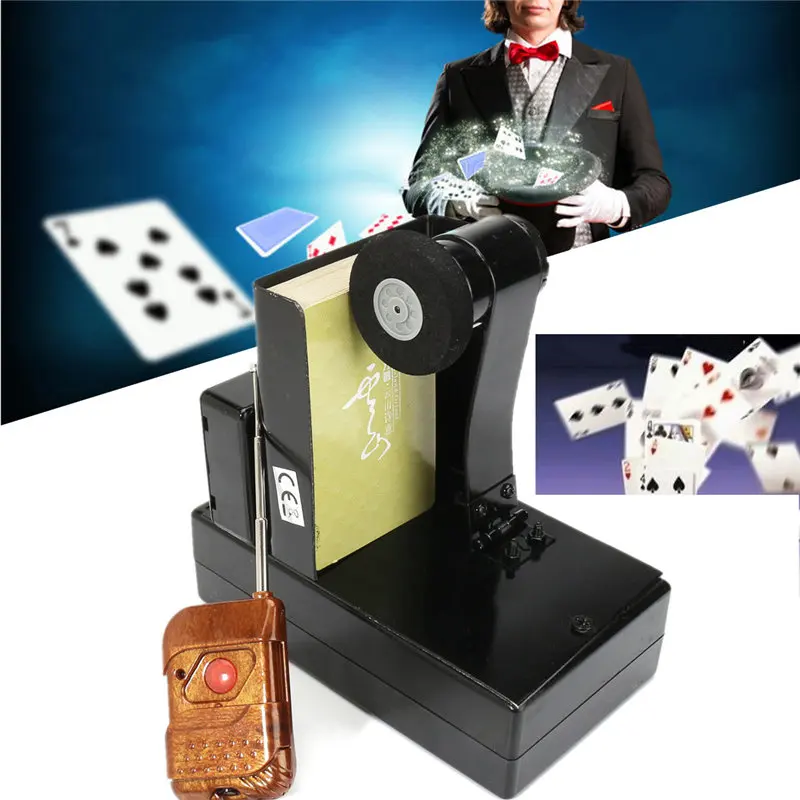 

Remote Control Card Fountain Magic Tricks Metal Stage Magic Props Remote Control Spray Card Device Fountain MagicTricks