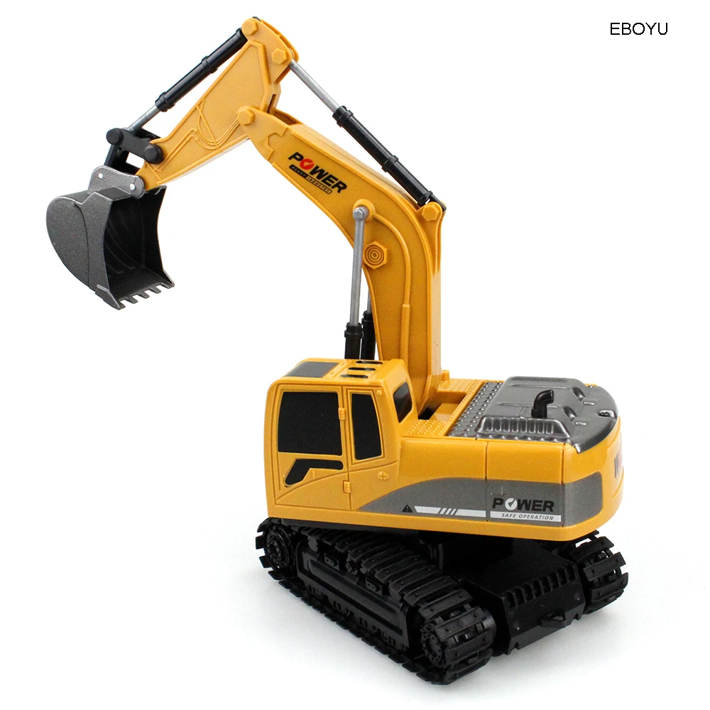 EBOYU 258 1 2 4 ГГц 6CH 1:24 RC экскаватор Мини грузовик перезаряжаемый искусственный