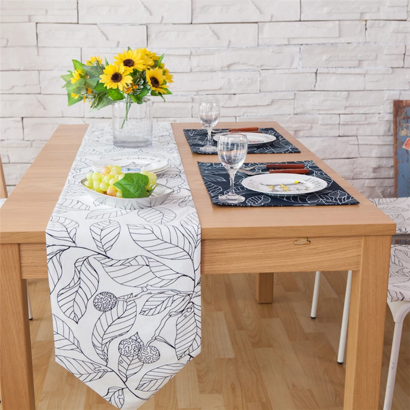 Rectangular Tablecloth Cotton Polyester Fabric Tableclothes For Rectangular Tables Pastoral Table Cloth For Home Tea Table Cover