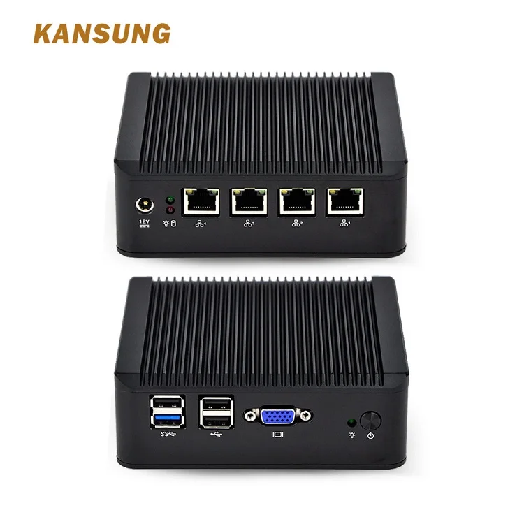 Baytrail j1900 процессор и 4 Intel Gigabit LAN порт межсетевого экрана, pfsense, linux OEM Mini PC безвентиляторный персональный компьютер