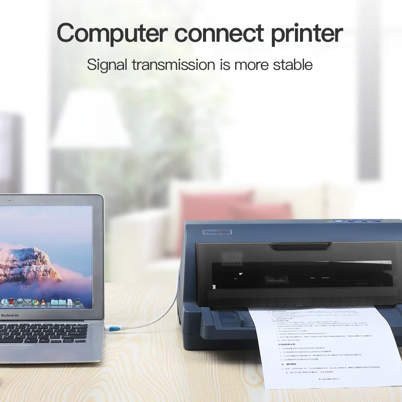 Vention USB طباعة كابل يو إس بي 2.0 نوع وذكر إلى B الذكور مزامنة البيانات ماسحة كابل طابعة USB 1 m 2 m ل HP كانون طابعة إبسون 5m10