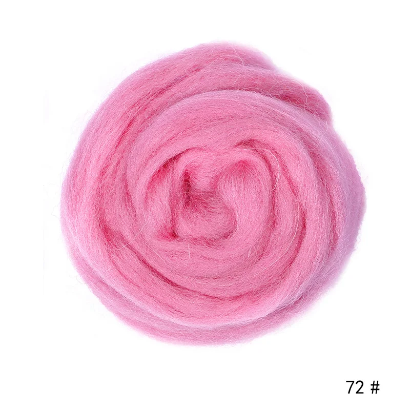 LMDZ 5 г/10 г/пакет 12 цветов розовая серия ровинг Шерстяное волокно для Игла DIY валяния животных игрушки Шерсть-ровинг иглы ручной работы спиннинг