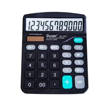 2016 Large Buttons Dual Power Solar & Battery Powered Desktop Desk Digit Calculator No voice version NC-837