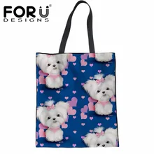 FORUDESIGNS/сумка для покупок с защитой окружающей среды для мамы, милые холщовые женские сумки для хранения, многоразовые сумки для покупок