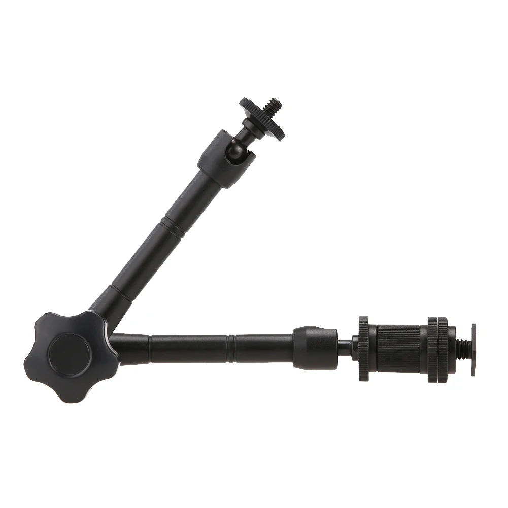 11-дюймовый фрикционный шарнирный кронштейн Magic Arm LCD 1/4 горячий башмак разъем для
