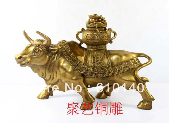 

Bronze statue copper cattle topnew decoration crafts