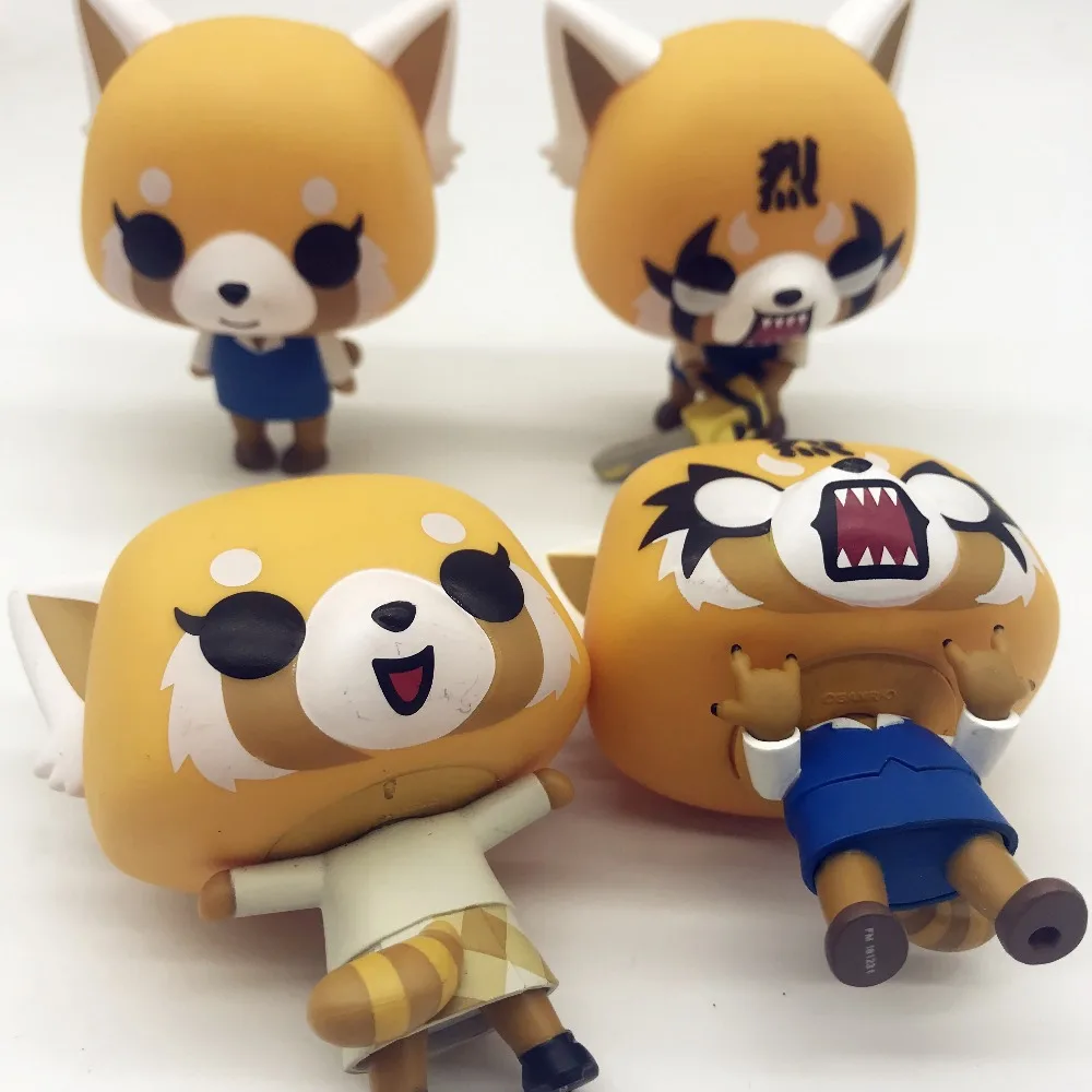 AOSST Aggretsuko Rage/бензопилы/дата ночь реативная мультяшная фигурка виниловая экшн