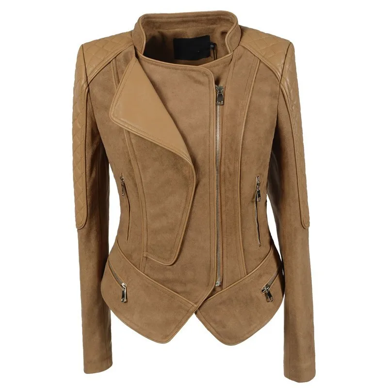 Cuir D'hiver En Coupe La Veste Femme Lulu Max Femmes Army Plus Vintage Mince Dames Marque vent De kaki Manteaux Européenne Taille Green Chaqueta Daim Luxe x7RwRz0Oq