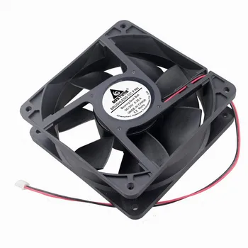 

Gdstime 10 Pcs DC 24V 120*120*38mm 12cm Ball Bearing PC Case CPU Cooling Fan 120mm x 38mm Big Cooler 12038 0.35A 3000RPM 2Pin