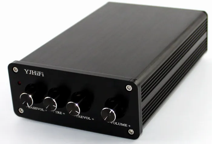 TAS5630 + OPA1632DR + TL072 DC48V 2.1 channel Stereo Digital Amplifier 300W + 150W + 150W Class D Power Amplifier
