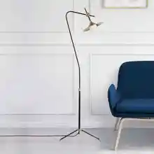 New Arrival 2019 Post Modern Creative Metal Glass Ball Floor Lamps Designer Study Black Iron Art Triopd G9 LED Standing Lamp New Arrival 2019 Post Modern Creative Metal Glass Ball Floor Lamps Designer Study Black Iron Art Triopd G9 LED Standing Lamp