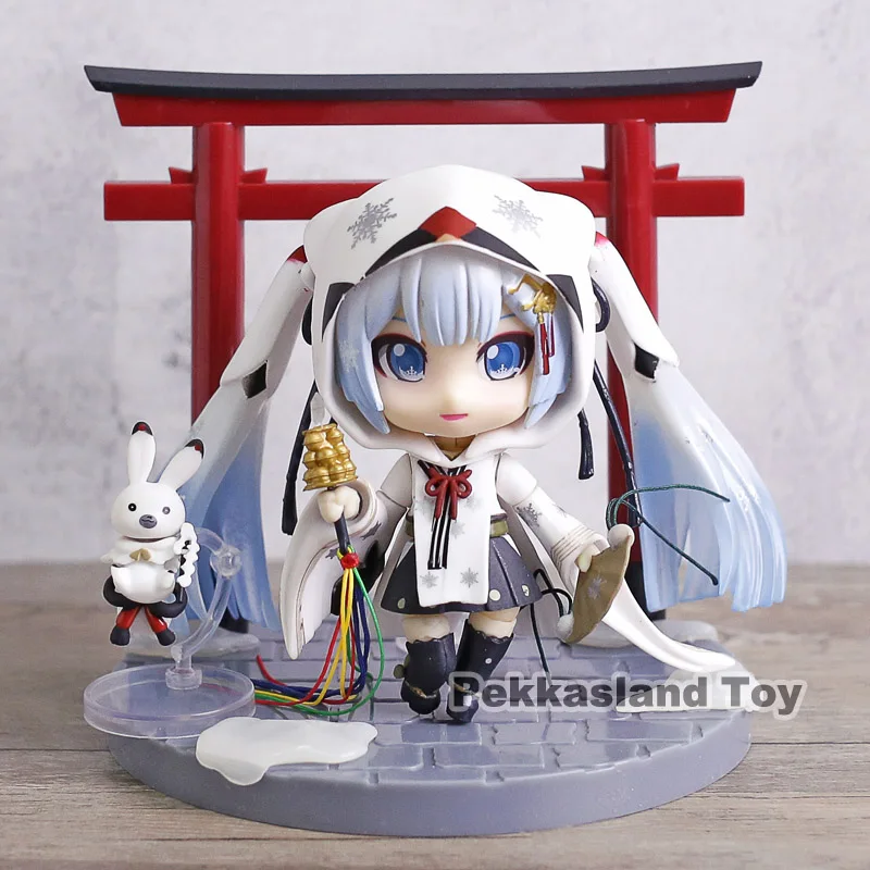 Nendoroid 850 Хацунэ Мику Снег Мику 2018 кран жрица Ver ПВХ фигурку Коллекционная модель игрушки