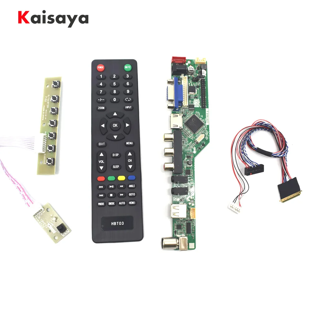 Плата контроллера HDMI VGA AV USB AUDIO LCD для 14 &quot15 6&quot B140XW01 B156XW02 LP140WH4 LP156WH2 B156XTN02.1 1366x768 C1