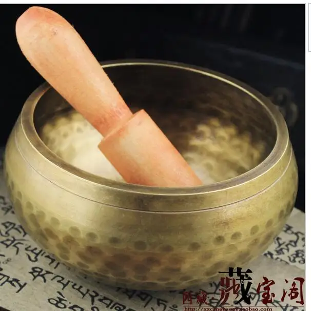 

fafa88007<< Tibetan Singing Bowl Himalayan Hand Chakra Meditation Religion Belief Buddhist supplies Yoga Bowl statue