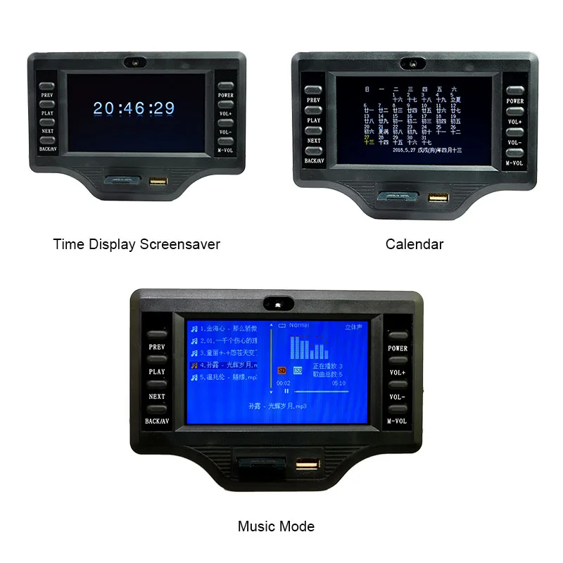 DC12V 200 Вт сабвуфер усилитель басов плата lcd без потерь аудио Bluetooth приемник декодер плата DTS FLAC APE AC3 WAV MP3 автомобильный Vedio