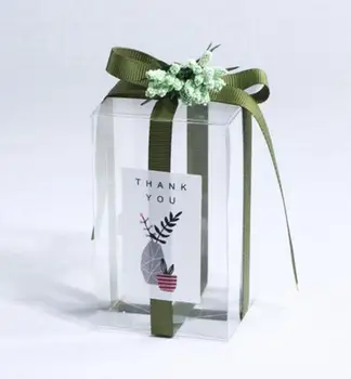 

50PCS Wholesale Wedding Products Party Supplies Valentine's Gift Candy Boxes Transparent Cases Sweet Honey