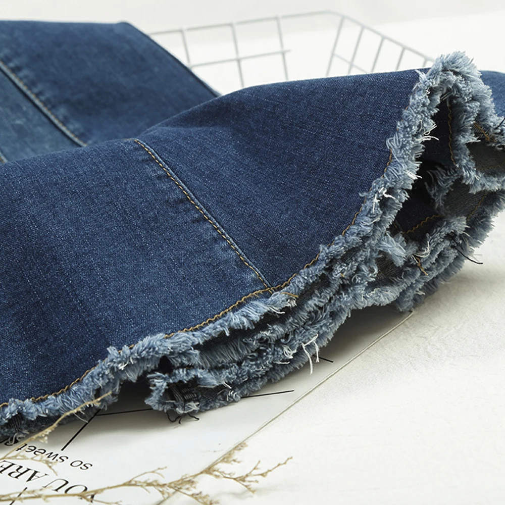 FTGSDLONG XS-8XL Plus Size Denim Skirts for Women Pocket High Waist Trumpet Skirt 2019 Fashion Solid Knee Length Skirt Casual FTGSDLONG XS-8XL Plus Size Denim Skirts for Women Pocket High Waist Trumpet Skirt 2019 Fashion Solid Knee Length Skirt Casual