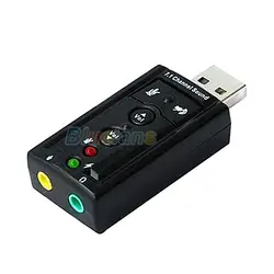 7,1 внешний USB звуковая карта USB Jack 3,5 мм для наушников аудио адаптер Micphone Звуковая карта для Mac Win Compter android Linux