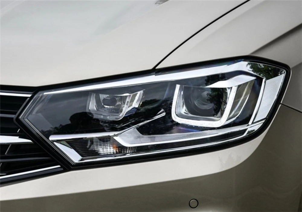 Для Volkswagen VW Bora прозрачная Автомобильная фара с прозрачными линзами