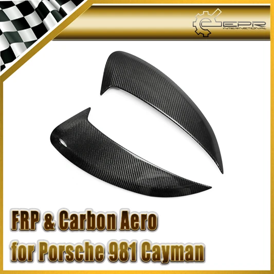 For Porsche Cayman 981 Carbon Fiber Side Air Intake Duct Vents Glossy
