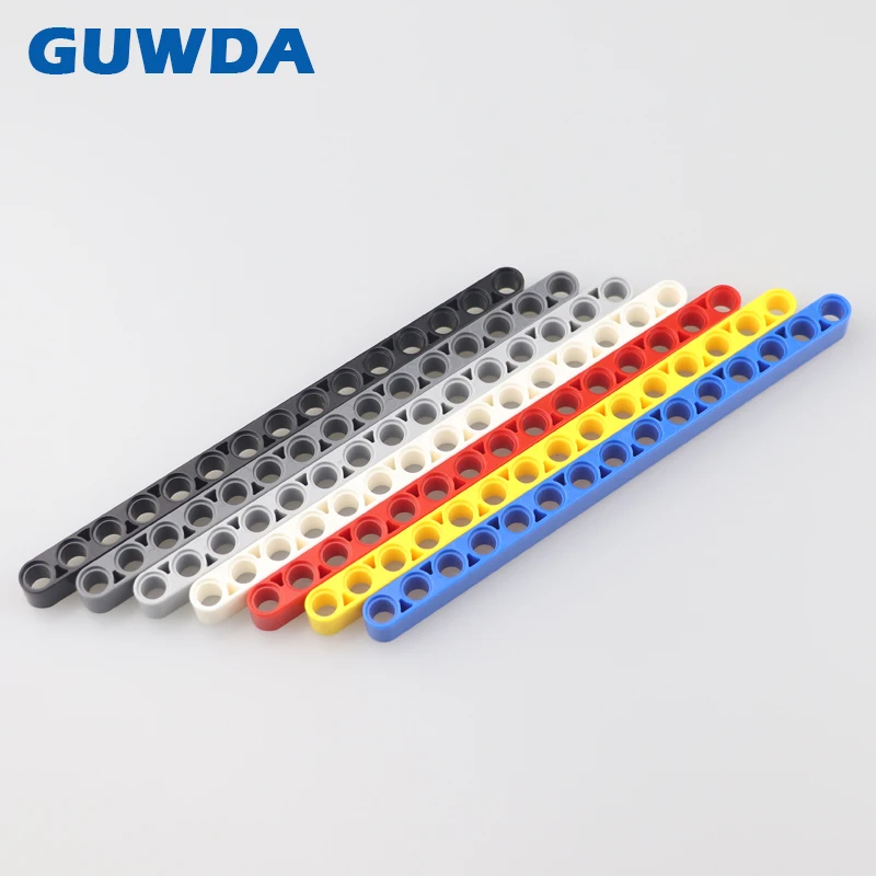 

100PCS Technic Parts Liftarm 1x15 Thick Bulk Bricks DIY Truck Crane Accessories Compatible Legoed MOC Building Blocks Toys 32278