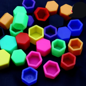 

Wheel 20 pieces of silicone wheel nut protection bolt cap 19mm for Skoda Octavia Fabia Rapid Superb Yeti Roomster