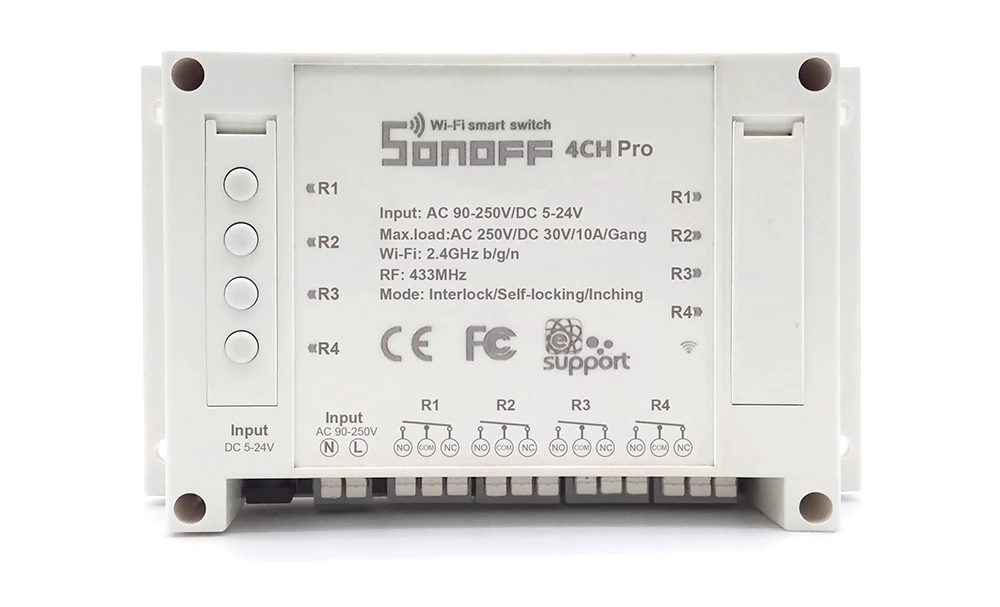Sonoff 4CH Pro, wifi switch light alexa, sonoff 4ch wifi