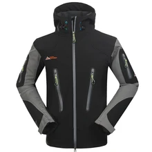 2016 Outdoor Brand Softshell Jacket Men Hiking Jacket Waterproof Windproof Thermal Jacket For Hiking Camping Ski