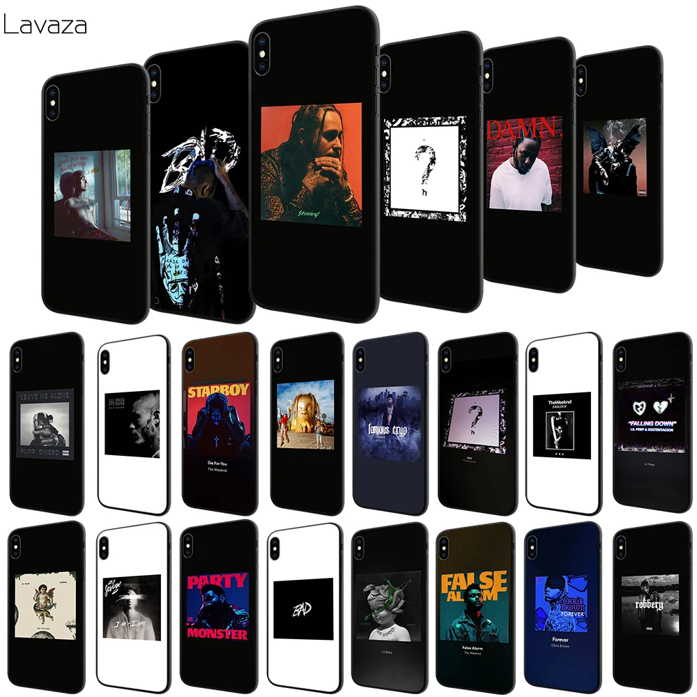 Мягкий чехол Lavaza Rapper music design для Apple iPhone 6 6S 7 8 Plus 5 5S SE X XS MAX XR TPU | Мобильные телефоны и