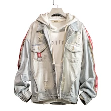 Men\'s Fashion Denim Jacket Men\'s Casual Bomber Jacket Men\'s Hip Hop Men\'s Retro Denim Jacket Jacket Streetwear 2019 Men\'s Fashion Denim Jacket Men\'s Casual Bomber Jacket Men\'s Hip Hop Men\'s Retro Denim Jacket Jacket Streetwear 2019