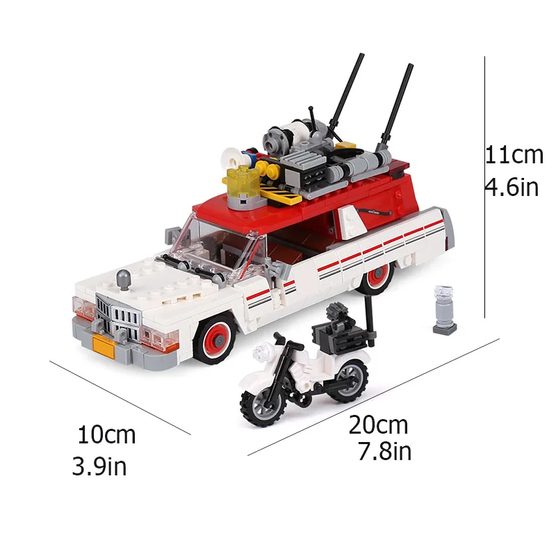 

Lepin 16032 Genuine Movie The Ghostbusters Ecto-1&2 Children Educational Building Blocks Bricks Toys Compatible With lego 75828