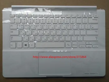 

Korean layout new laptop keyboard with touchpad palmrest for Samsung 905s3g 915s3g BA75-04675B white
