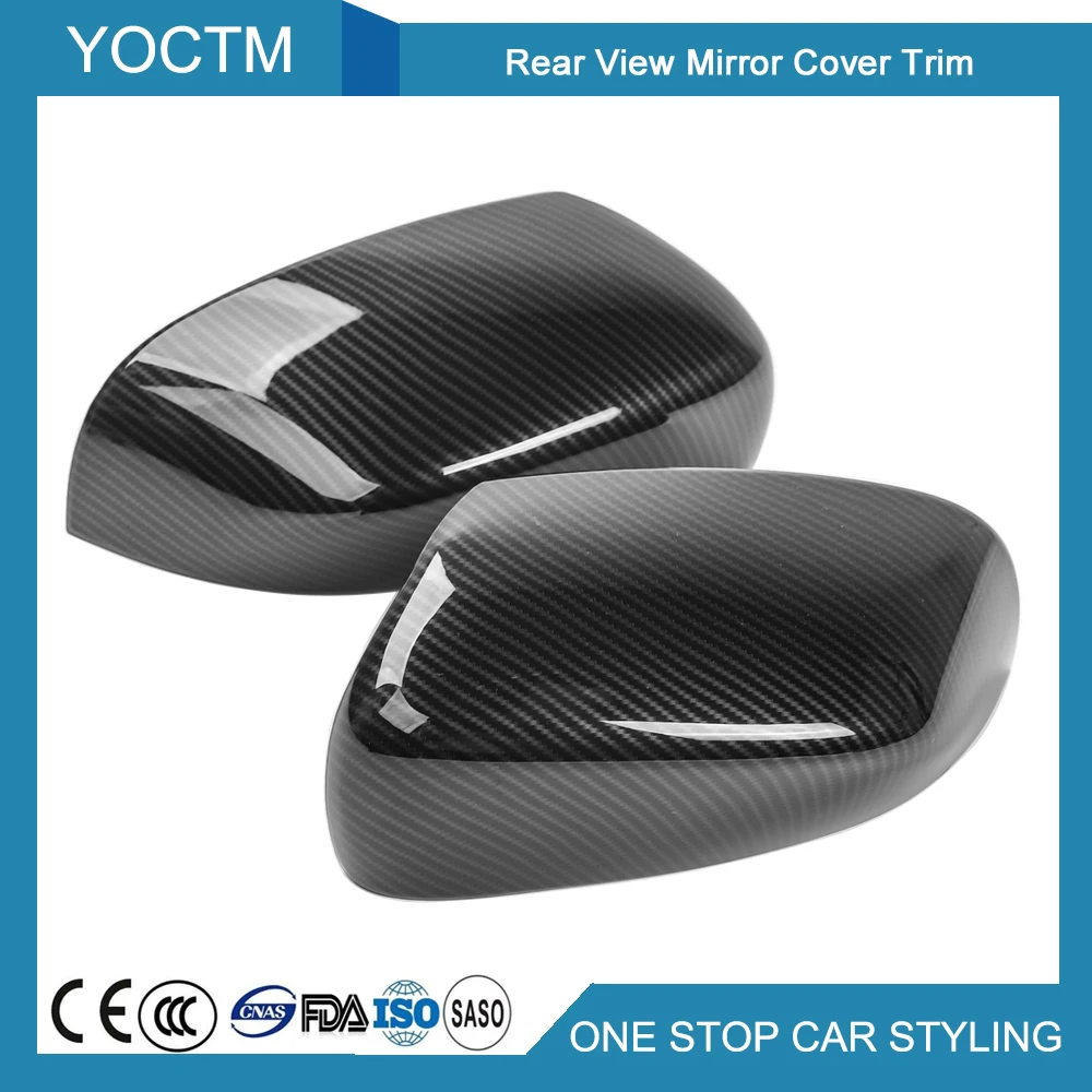 Car Rear View Mirror Cover Trim For Jeep Compass 2017 2018 2pcs/Set ABS Carbon Fiber Look Car Exterior Accessories Car Styling Car Rear View Mirror Cover Trim For Jeep Compass 2017 2018 2pcs/Set ABS Carbon Fiber Look Car Exterior Accessories Car Styling